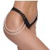 Cottelli - Luxus Perlenstickerei String (Schwarz) - M/L