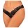 Obsessive Donna Dream - Spitze offener Tanga (schwarz)