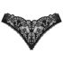 Obsessive Donna Dream - Spitze offener Tanga (schwarz)