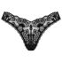 Obsessive Donna Dream - Spitzen-Tanga (schwarz)