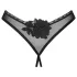 Obsessive Latinesa - Offene String (Schwarz) - XL/XXL