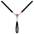 Cottelli - Offener Stringtanga mit Glitzerstein - Schwarz (S-L)