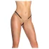 Cottelli - Offener String-Tanga mit Zierde - Schwarz (S-L)