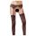 NO:XQSE - Schwarzes Spitzen-Straps-Set - M/L