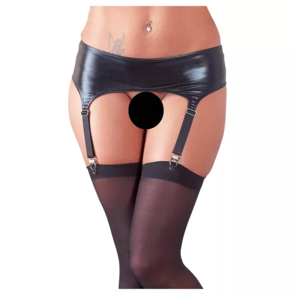 NO:XQSE - Glänzendes Straps-Set - L
