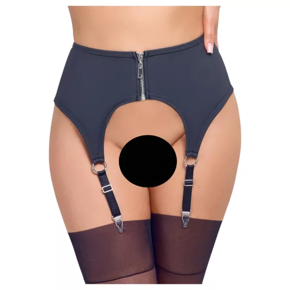 Cottelli - Mattschwarzer Strumpfhalter