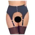 Cottelli - Mattschwarzer Strumpfhalter - L