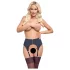 Cottelli - Mattschwarzer Strumpfhalter - L