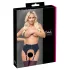 Cottelli - Mattschwarzer Strumpfhalter - L