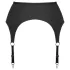 Cottelli - Mattschwarzer Strumpfhalter - L