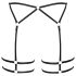 Cottelli - Schlankes Körperharness (Schwarz)