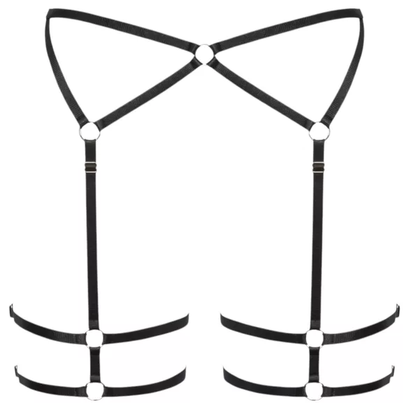 Cottelli - zarter Körper-Gurt (schwarz) - L/XL