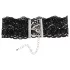 Cottelli - Halsband aus Kunstleder mit Spitze, BDSM-Kostüm-Accessoire