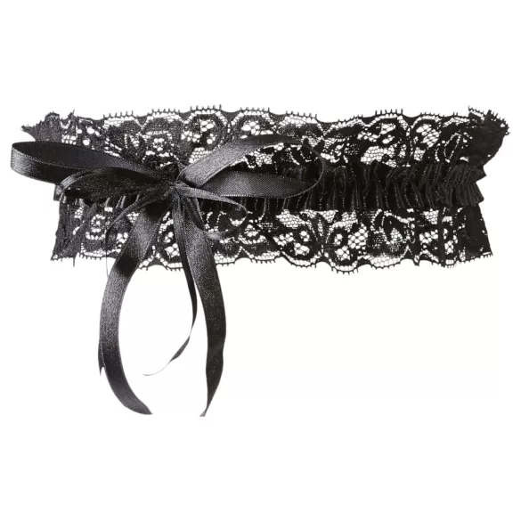 Cottelli - Schwarzes Strumpfband aus Spitze (S-L)