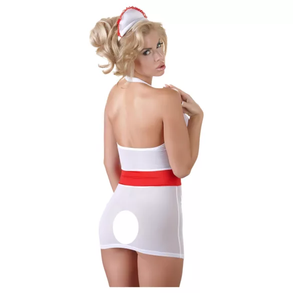 Cottelli - Verführerisches Krankenschwester-Outfit mit Strapse - M