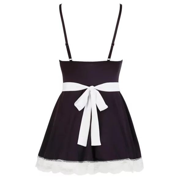 Cottelli - Zimmermädchenkleid und Schürze (schwarz-weiß)