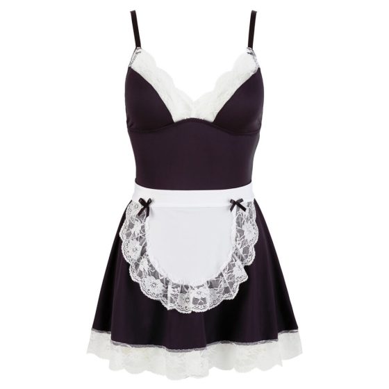 Cottelli - Zimmermädchen Kleid mit Schürze (schwarz-weiß) - M
