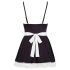 Cottelli - Zimmermädchen Outfit & Schürze (Schwarz-Weiß) - M