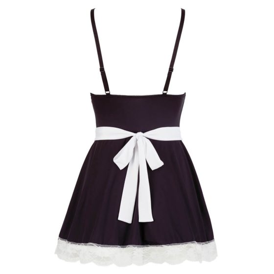 Cottelli - Zimmermädchen Kleid mit Schürze (schwarz-weiß) - L