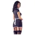 Cottelli - Dienstmädchen-Kleid mit Strapsen (Schwarz-Weiß) - L
