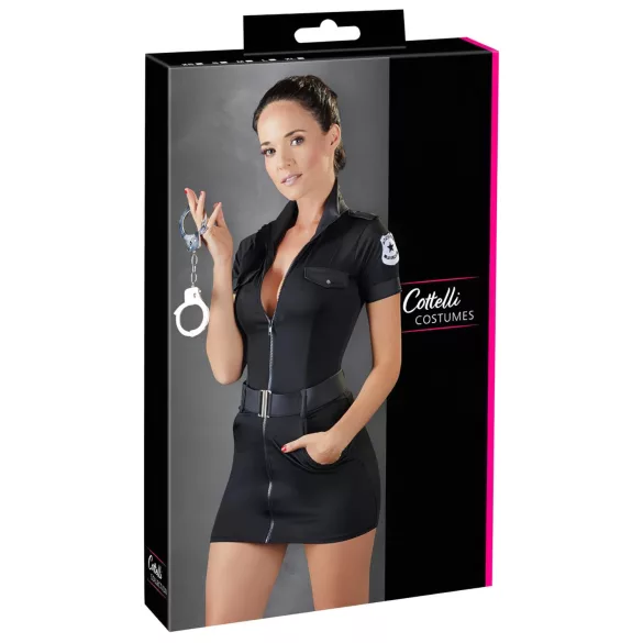 Cottelli Police - Polizistin Kostüm Kleid (schwarz) - M