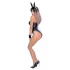 Cottelli Bunny - glänzendes, sexy Hasenkostüm (5-teilig)