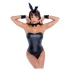 Cottelli Bunny - glänzendes, sexy Hasenkostüm (5-teilig) - M