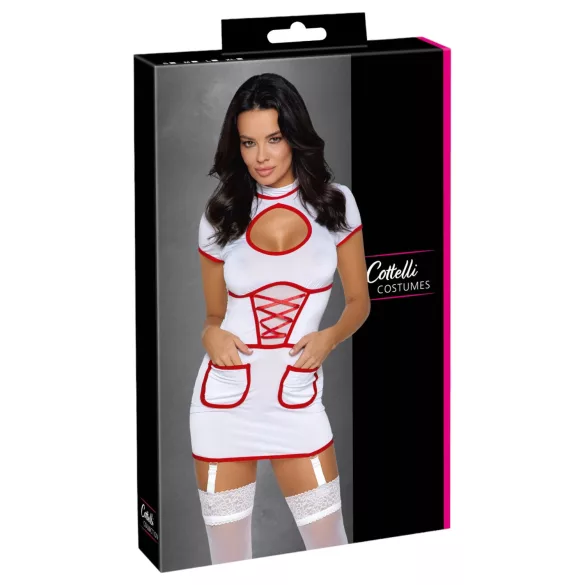 Cottelli - sexy Krankenschwester-Kostüm (weiß) - M