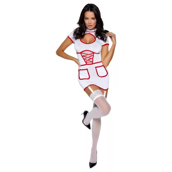 Cottelli - sexy Krankenschwester-Kostüm (weiß) - M