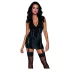 Cottelli - Domina-Kleid mit Peitsche (schwarz) - M
