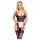 Cottelli - Transparente Dienstmädchenkostüm (schwarz-pink) - XL
