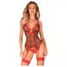 Obsessive Jollymore - Weihnachtliches Dessous-Set - XL/XXL