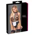 Cottelli - Dienstmädchen-Body mit Schürze (schwarz) - S - M