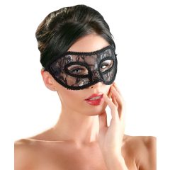 Cottelli - vorgeformte Augenmaske aus Spitze (schwarz)