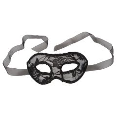 Cottelli - vorgeformte Augenmaske aus Spitze (schwarz)