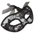 Cottelli - Vorgeformte Spitzenmaske (schwarz)