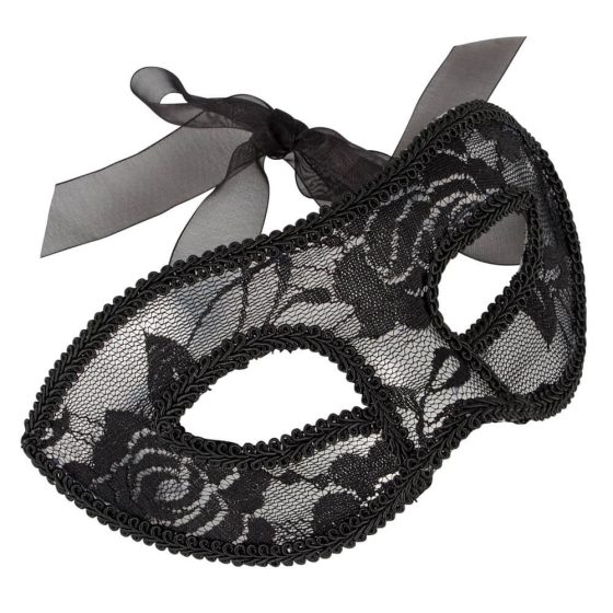 Cottelli - vorgeformte, spitze Augenmaske (schwarz)