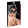 Cottelli - Bestickte, asymmetrische Maske (schwarz)