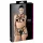 Cottelli - Schwarzes verziertes Body-Harness-Wäsche-Trio (S-L)