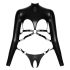 Bad Kitty - Offener Brust Bondage-Set (schwarz) - L