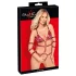 Bad Kitty - Genietter Bondage-Body (rot) - M
