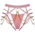 Bad Kitty - Kettenharness mit Tanga (Pink)