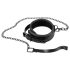 Bad Kitty - Edelstein Halsband & Leine (schwarz)