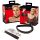 Bad Kitty - Halsband mit Herz & Metallleine (schwarz)