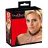 Bad Kitty - Halsband mit Herz & Metallleine (schwarz)