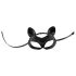 Bad Kitty - Kunstleder-Strass-Katzenmaske - Schwarz (S-L)
