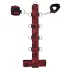Bad Kitty - Asien Halsfessel-Set (rot-schwarz)
