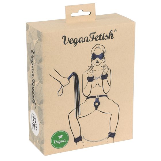Vegan Fetish - Fesselset (7-teilig) - Schwarz