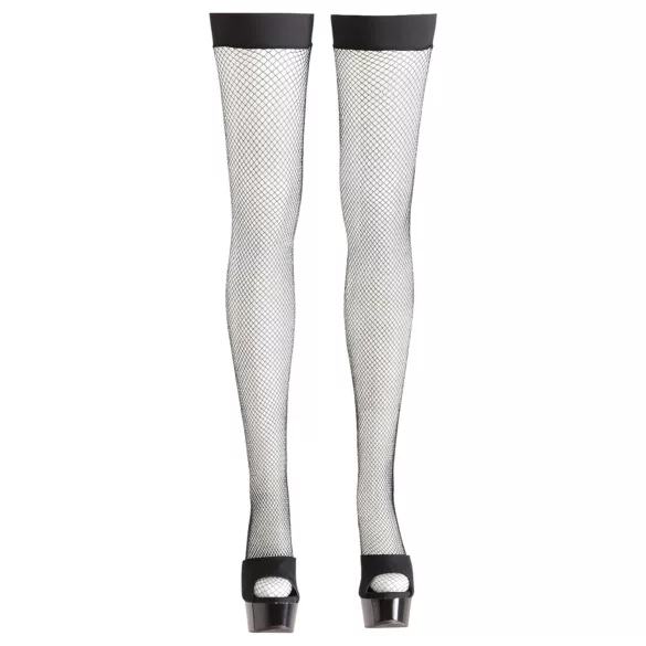 Cottelli - Feinmaschiges Netzstrümpfe (Schwarz) - M