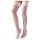 Cottelli - Satin Halterlose Strümpfe (weiß) - 4/L